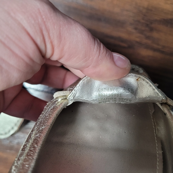 Lauren Ralph Lauren Metallic Leather Cadance Driving Loafers size 5.5 - Picture 9 of 10